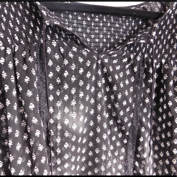 Sheer Black Top! - Picture 2 of 3